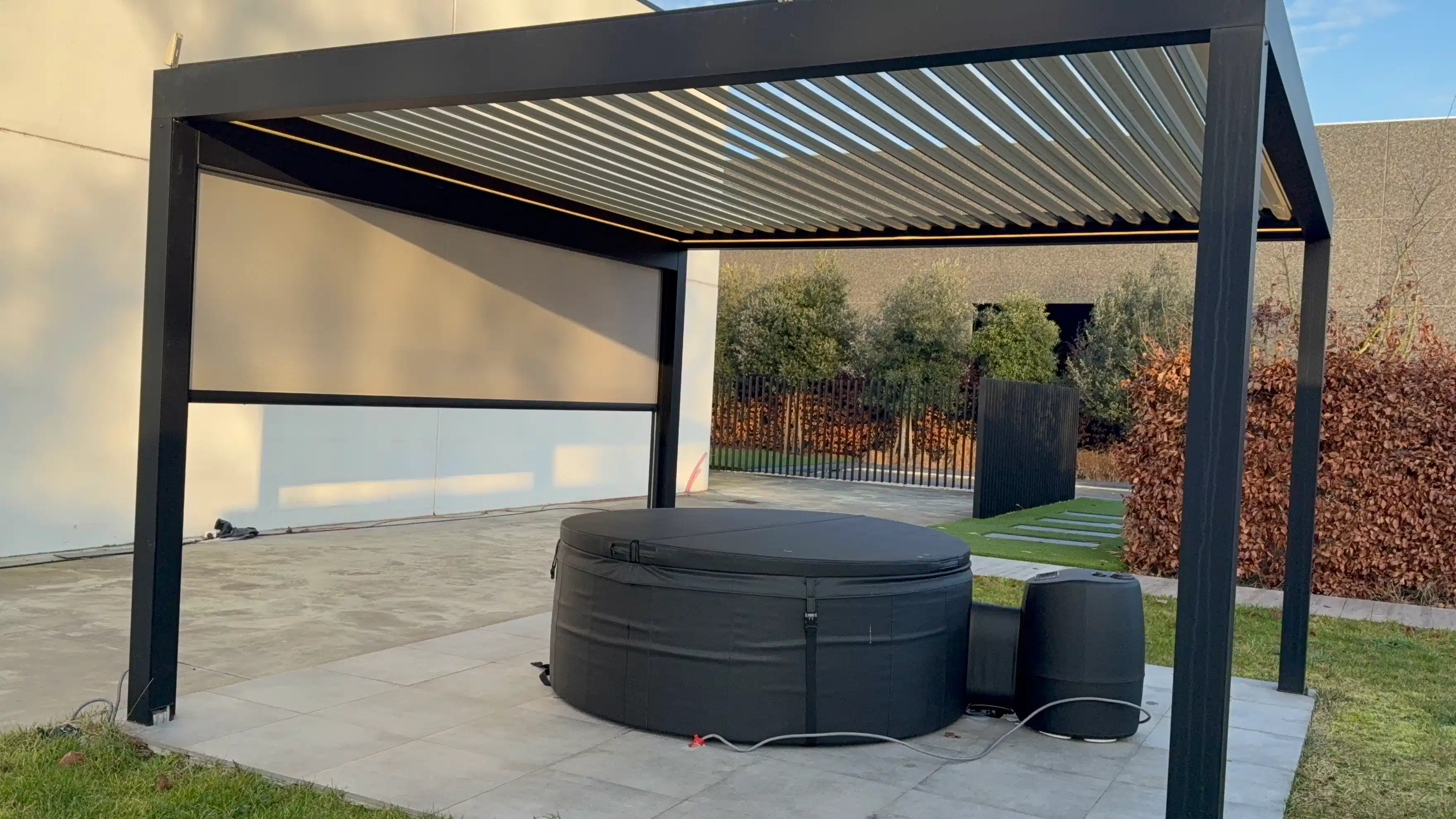 Terrasoverkapping 4 x 4 m showroom model